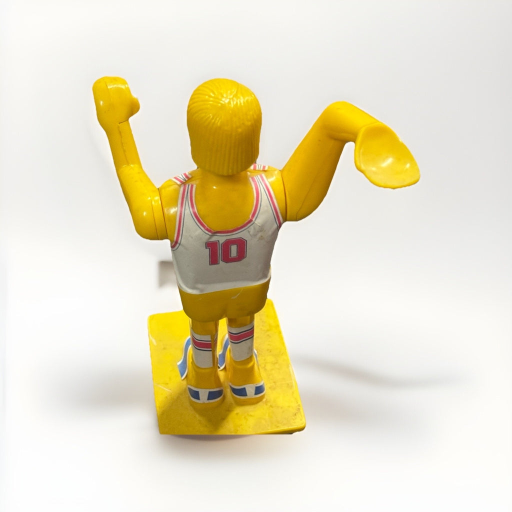Vintage Superjock 10 Toy Stand Schaper 1976 Basketball Arm Moves Free Shipping