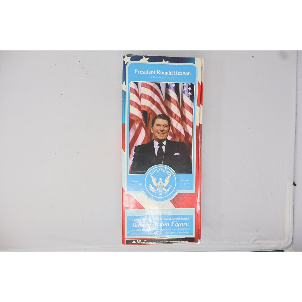 Ronald Reagan Talking Action Figure Doll In Box