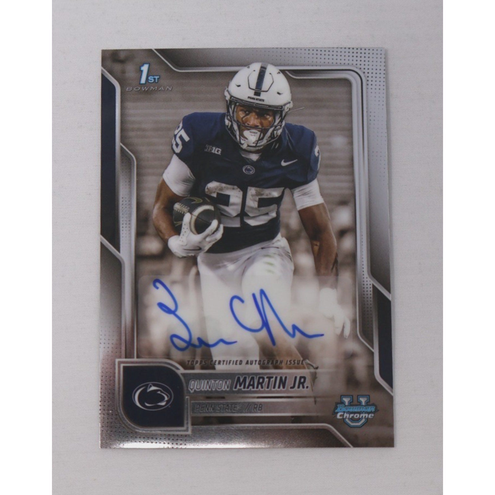 2025 Bowman University Chrome 1st Bowman #BCA-QMJ Quinton Martin Jr Auto Mint