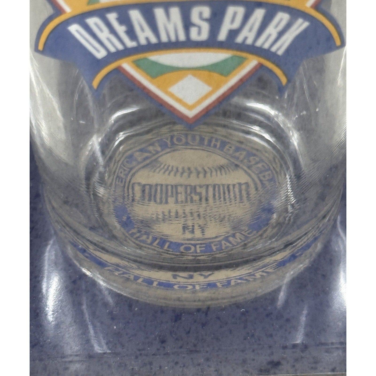 Cooperstown Dream Park Pint Glass Baseball Sealed Vintage 2000s