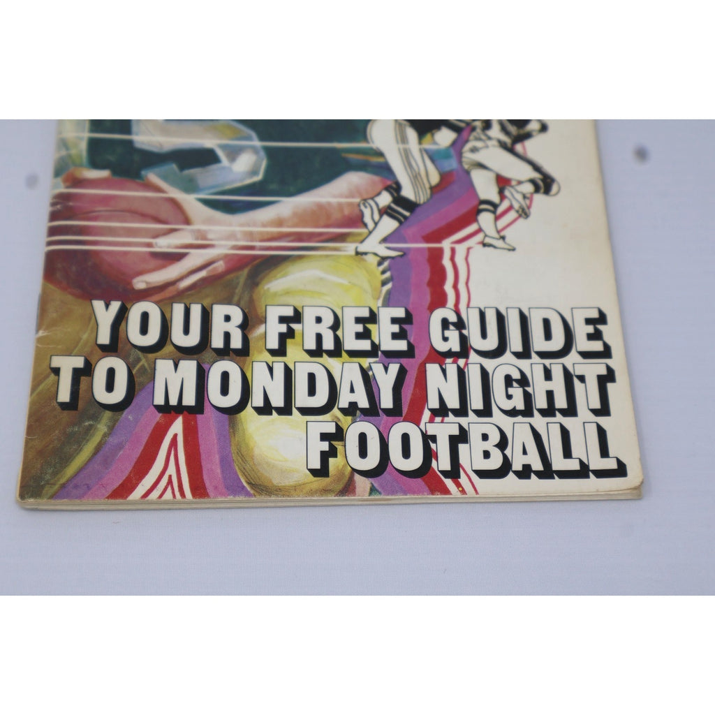 1977 Monday Night Football Guidebook Team By Team Report Good Condition See Pics