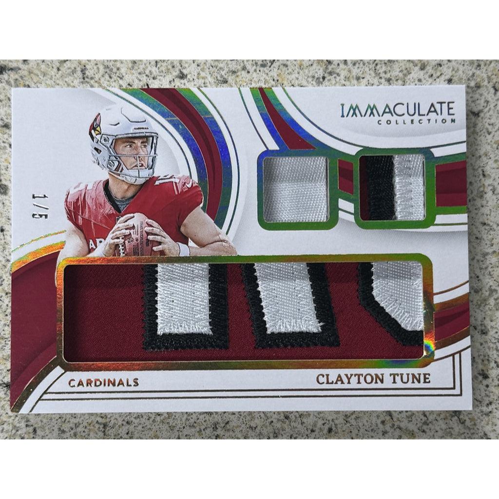2023 Panini Immaculate Collection Clayton Tune RRE-CT /5 Cardinals Patch Reserve