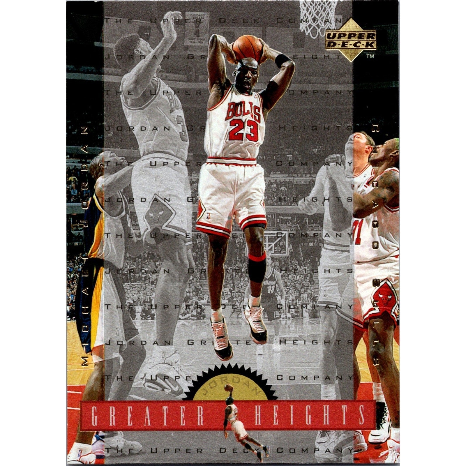 MICHAEL JORDAN 1996-97 Upper Deck Greater Heights Insert #GH3 NM