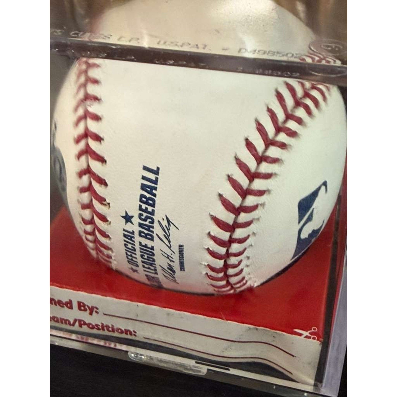 Brian Roberts Signed Official MLB Baseball Auto w/ MLB Hologram & Display Case