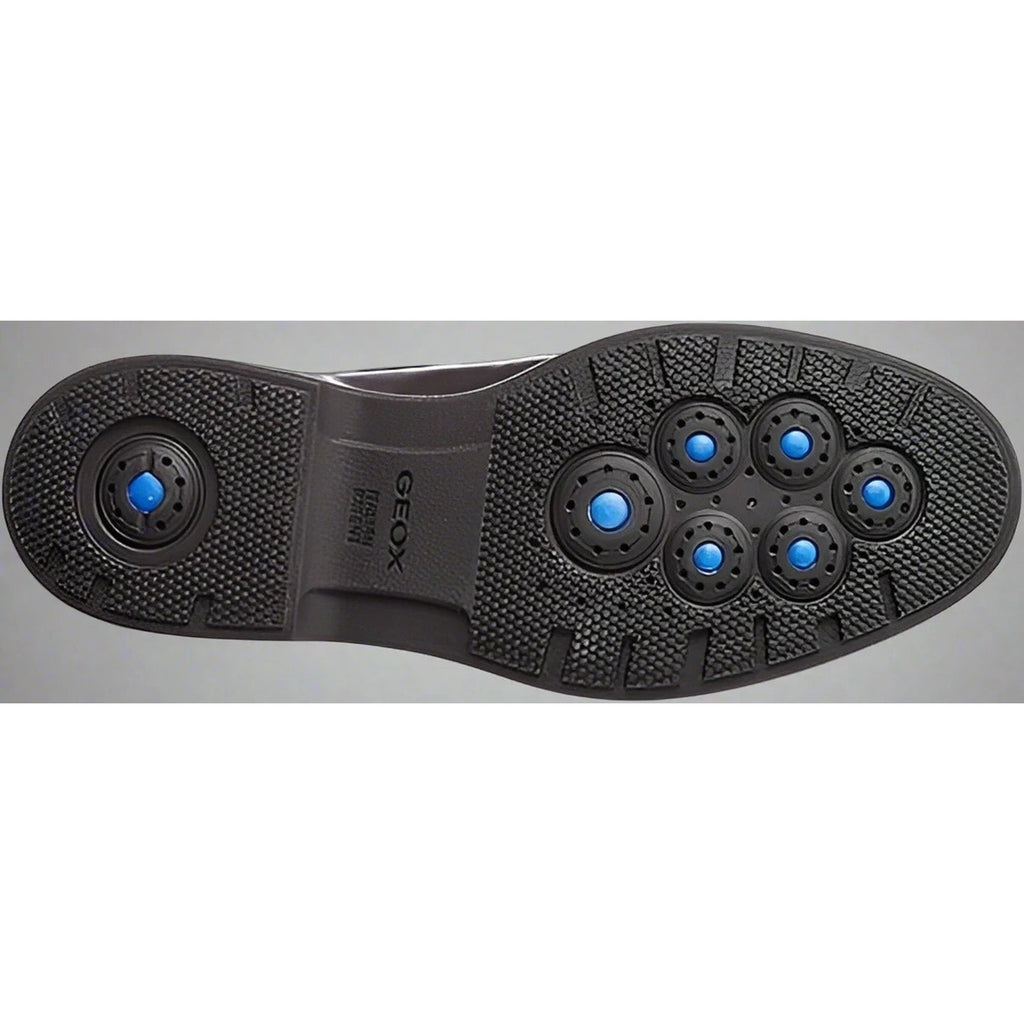 Geox Mens U Spherica Respira Loafer EC11C Cushion Black Breathable Leather