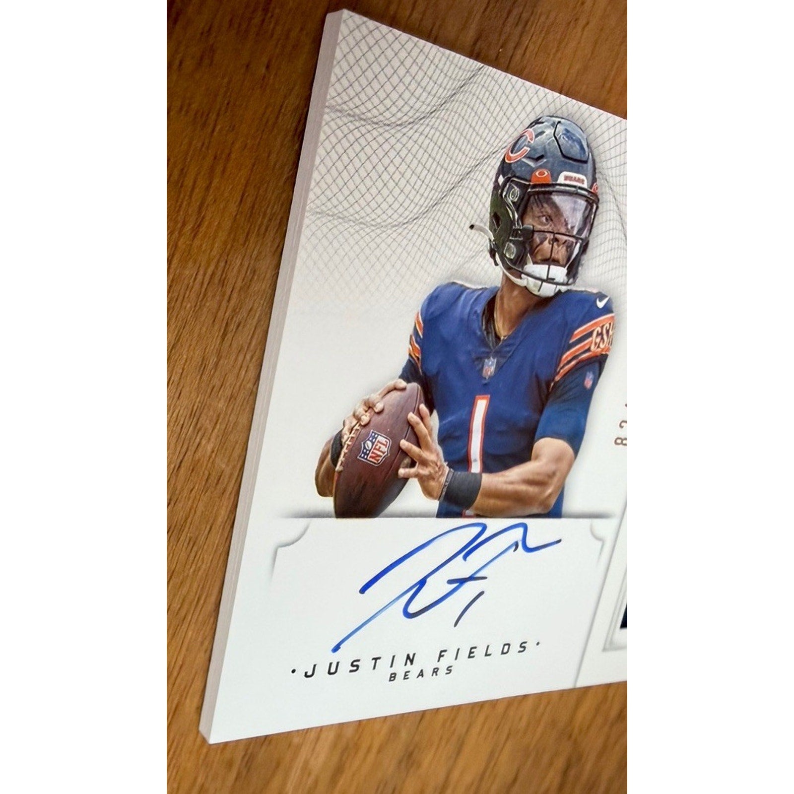 2021 Justin Fields National Treasures RPA Rookie Patch Auto /99 Clean Mint