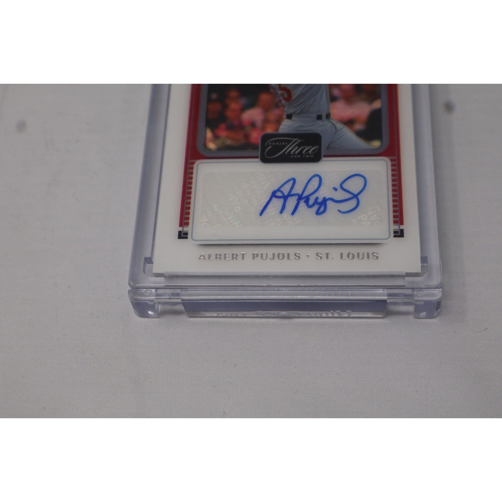 Albert Pujols 2022 Panini Three And Two Legendary Auto /25 #LS-AP Mint