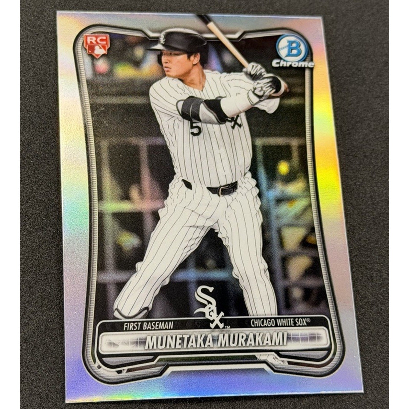 Munetaka Murakami 2026 Bowman Chrome Red RC Variations #9 Chicago White Sox