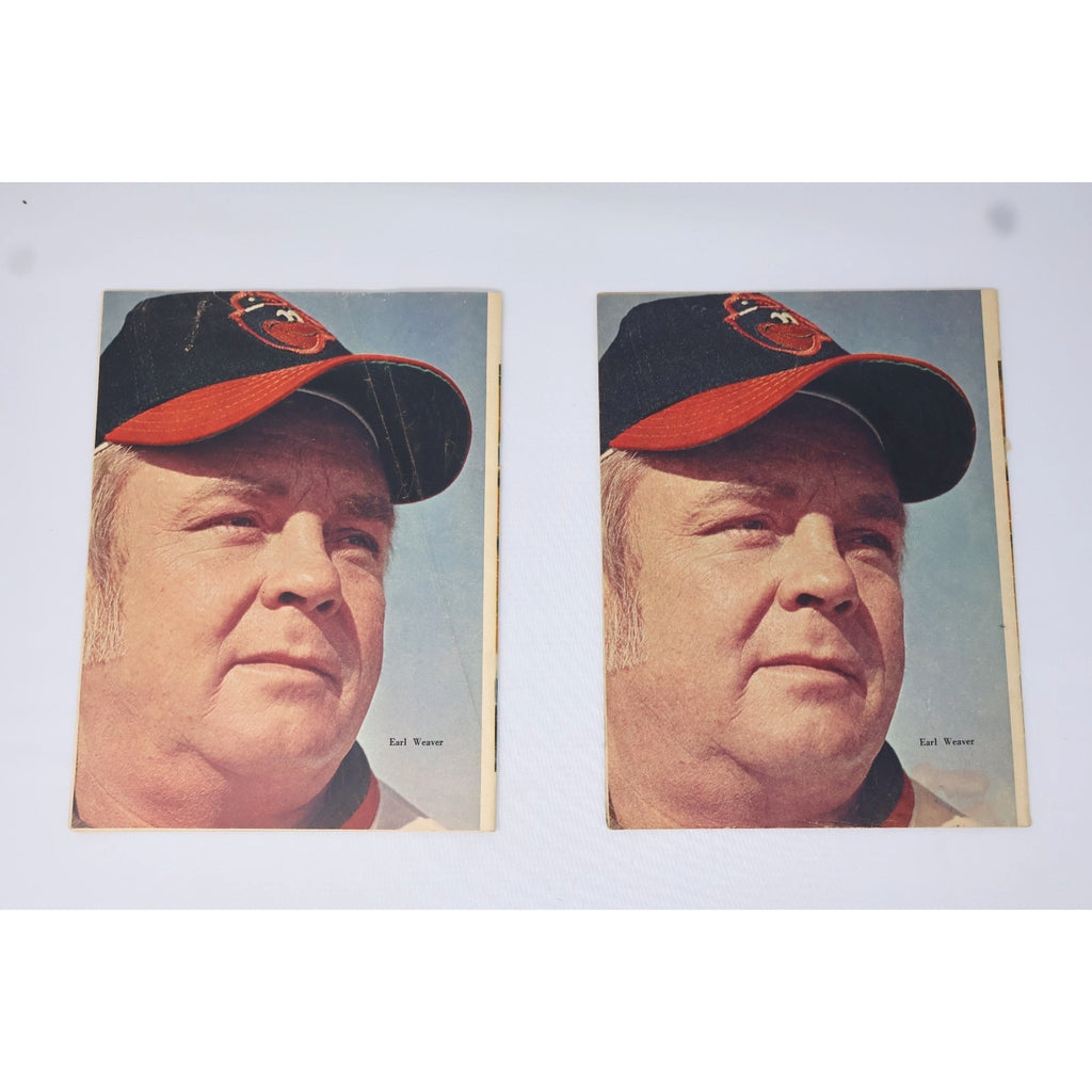 The Baltimore Sun 1972 Baltimore Orioles Season Preview Supplement Lot Of 2