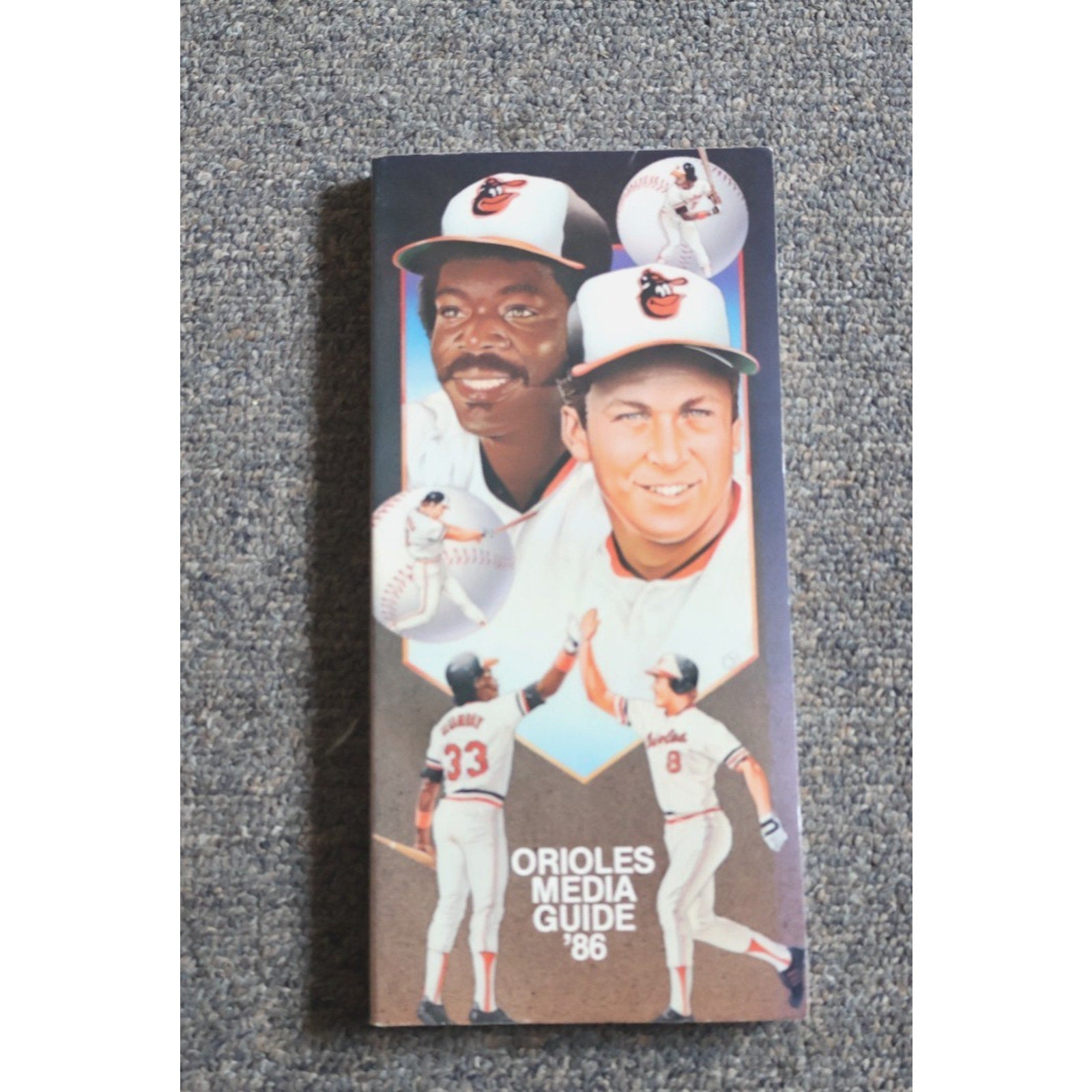 Vintage 1986 MLB Baltimore Orioles Media Guide Press Book TV Radio KG JD