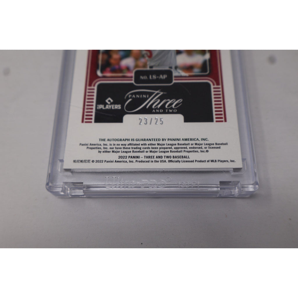 Albert Pujols 2022 Panini Three And Two Legendary Auto /25 #LS-AP Mint