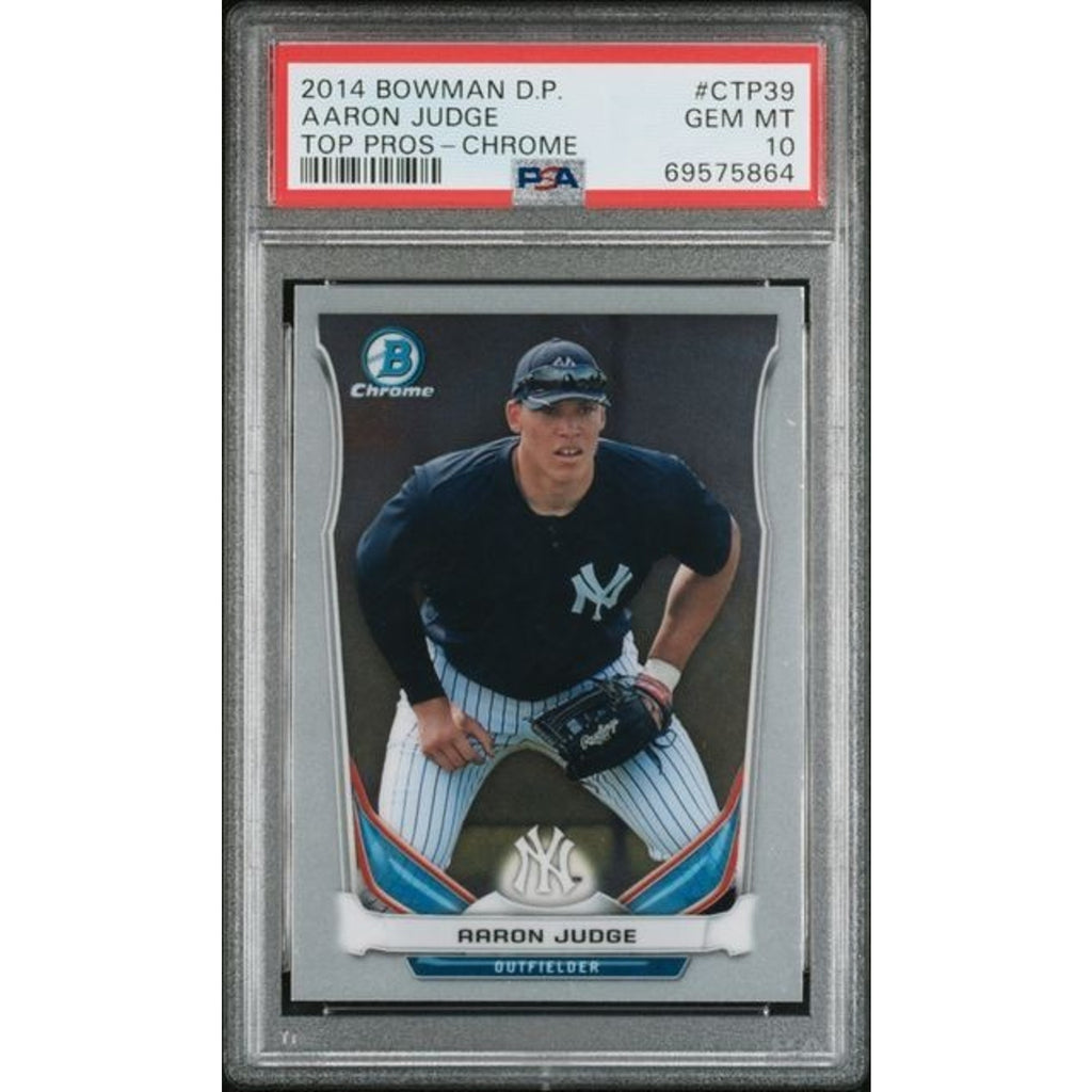 Aaron Judge 2014 Bowman Chrome Draft Picks Top Prospects #CTP-39 PSA 10