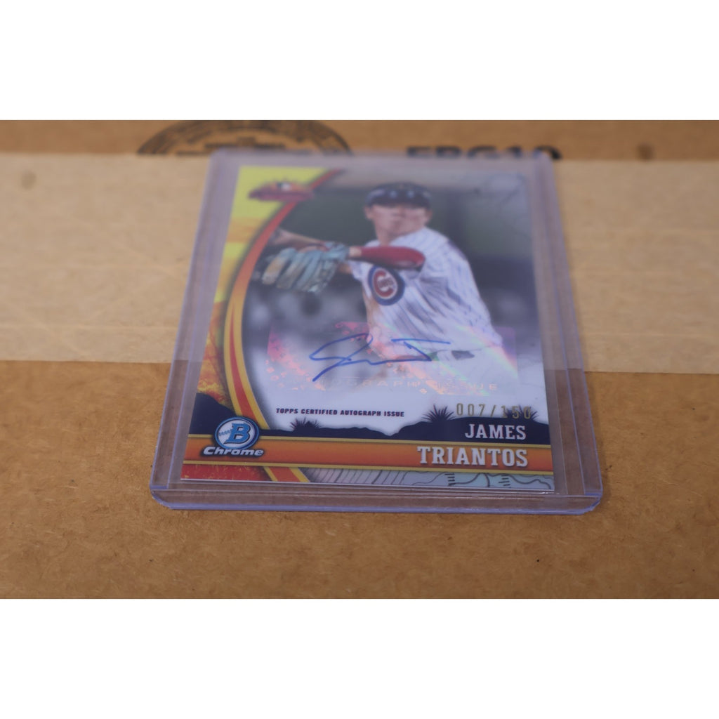 James Triantos 2024 Topps Bowman Chrome Arizona Fall Stars Auto /150 #AFL-JT