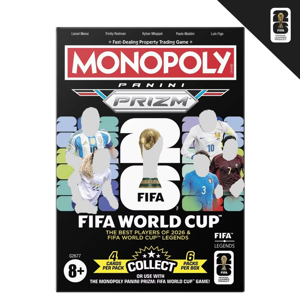 Lot Of 5 2026 Panini Prizm Monopoly FIFA World Cup Blaster Box - FACTORY SEALED