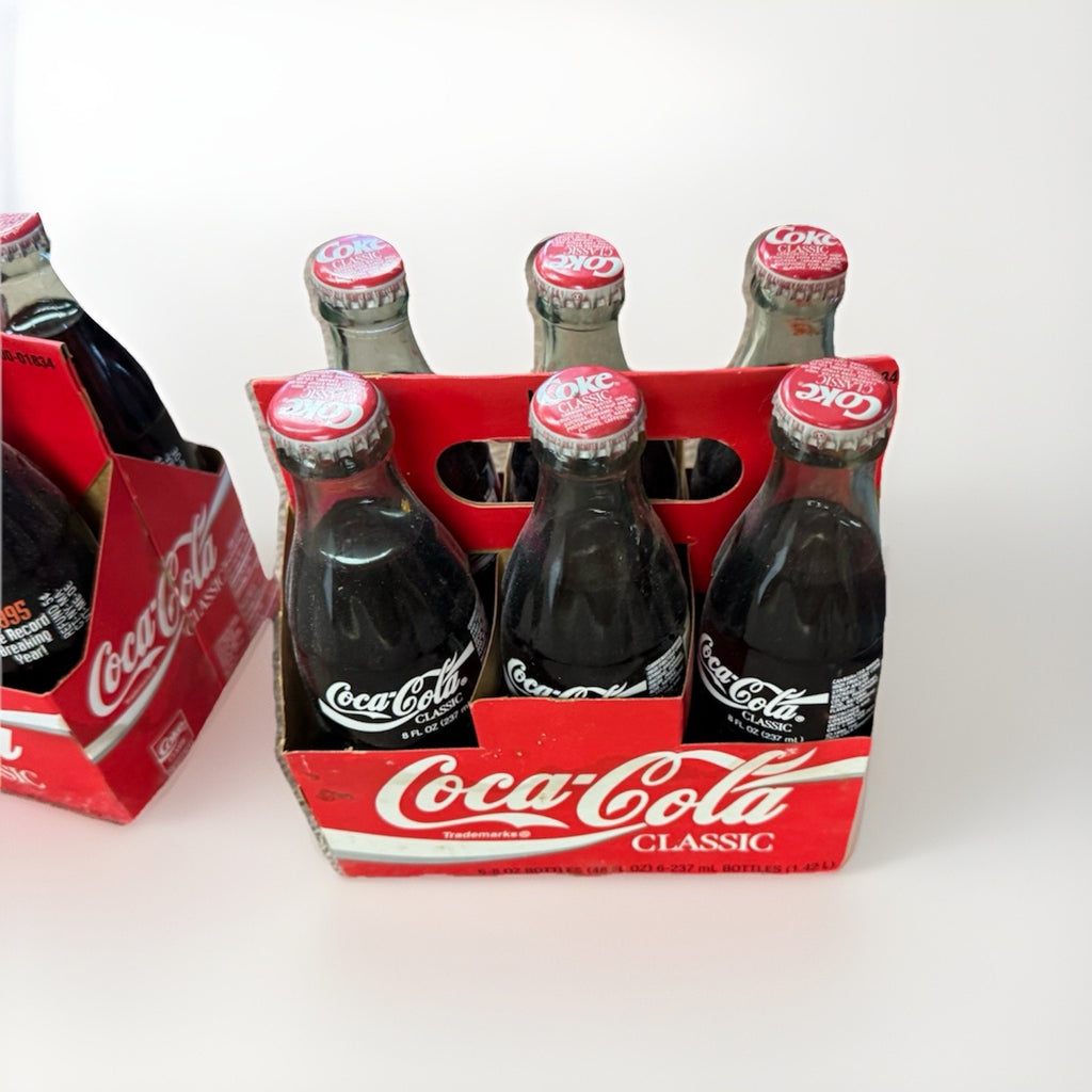 Cal Ripken 1995 Coke Bottles With Case! Complete 6 Pack - 2131 Baltimore Orioles