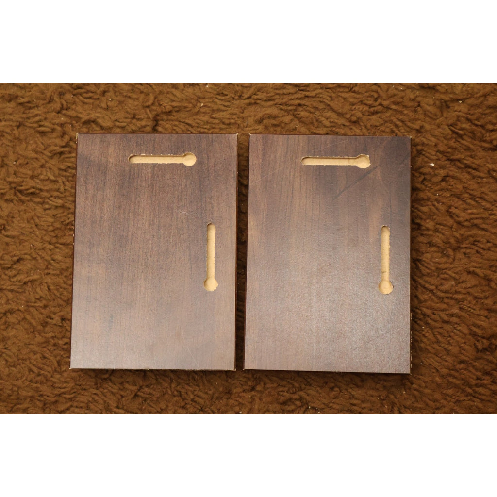 Lot Of 2 Nolan Ryan Wooden Plaques Numbered Retirement Cards Inside