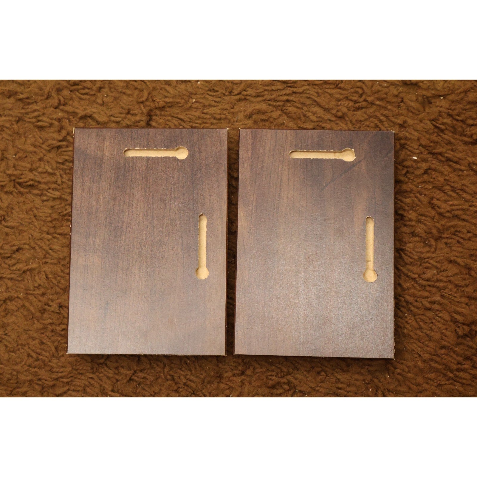 Lot Of 2 Nolan Ryan Wooden Plaques Numbered Retirement Cards Inside