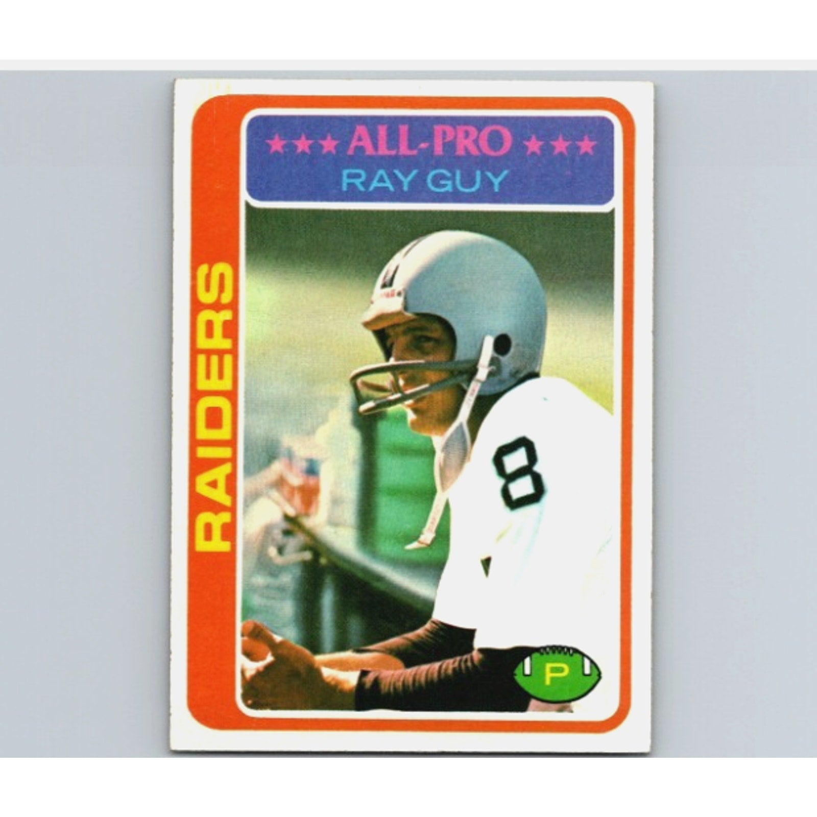 Lot Of 2 1978 Topps Bob Griese #120/Ray Guy #260 HOFs NM