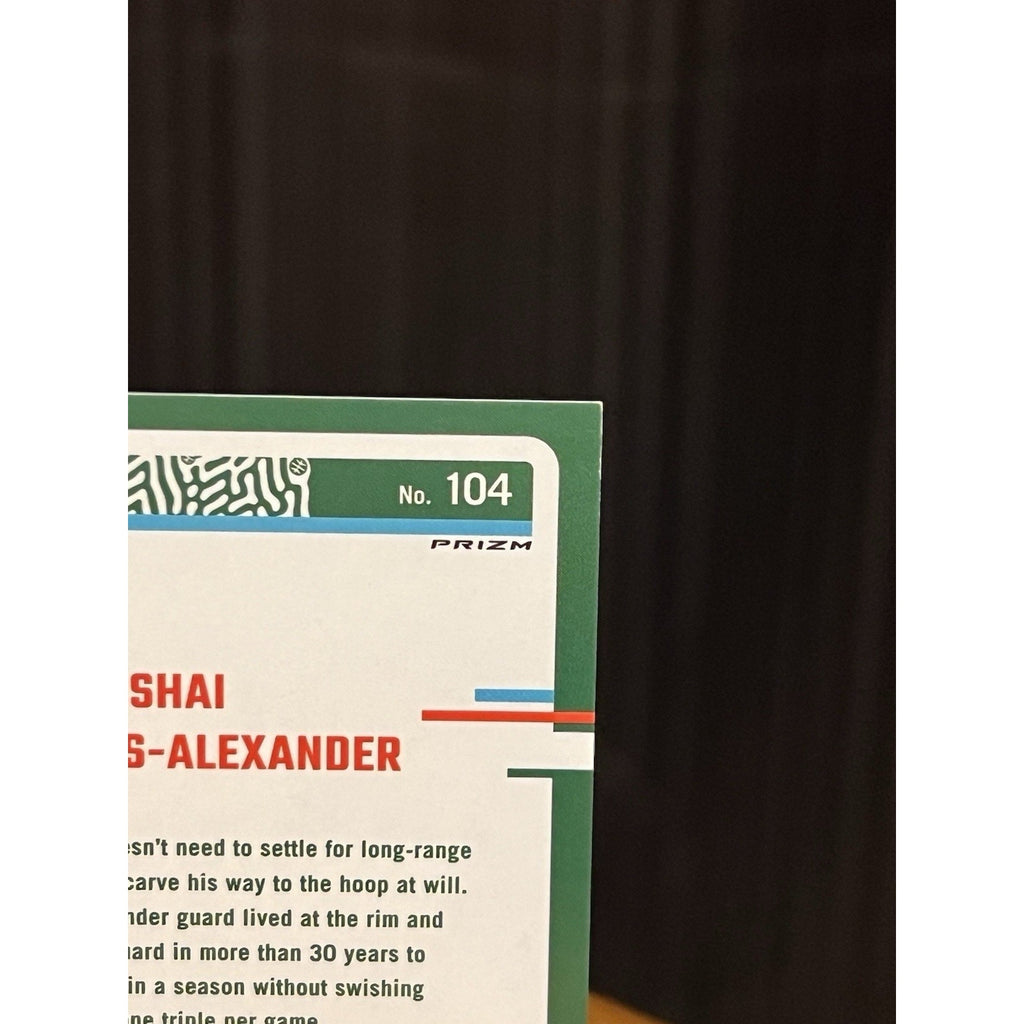 2023 Donruss Optic #104 Shai Gilgeous-Alexander Green Disco Fast Break Prizm /5