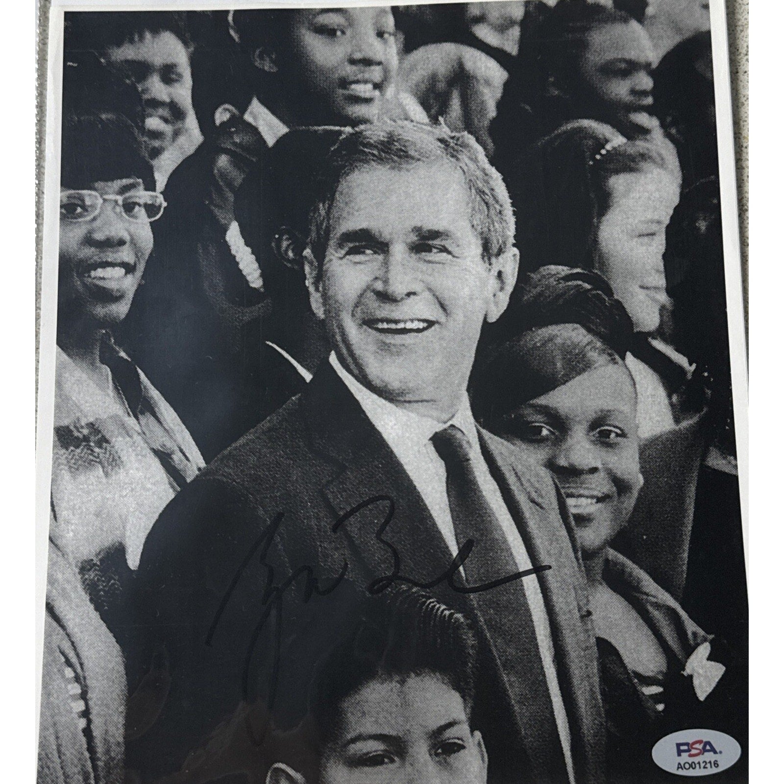 President George W. Bush 8x10 Signed Photo w/ COA PSA Governor Texas Campaign