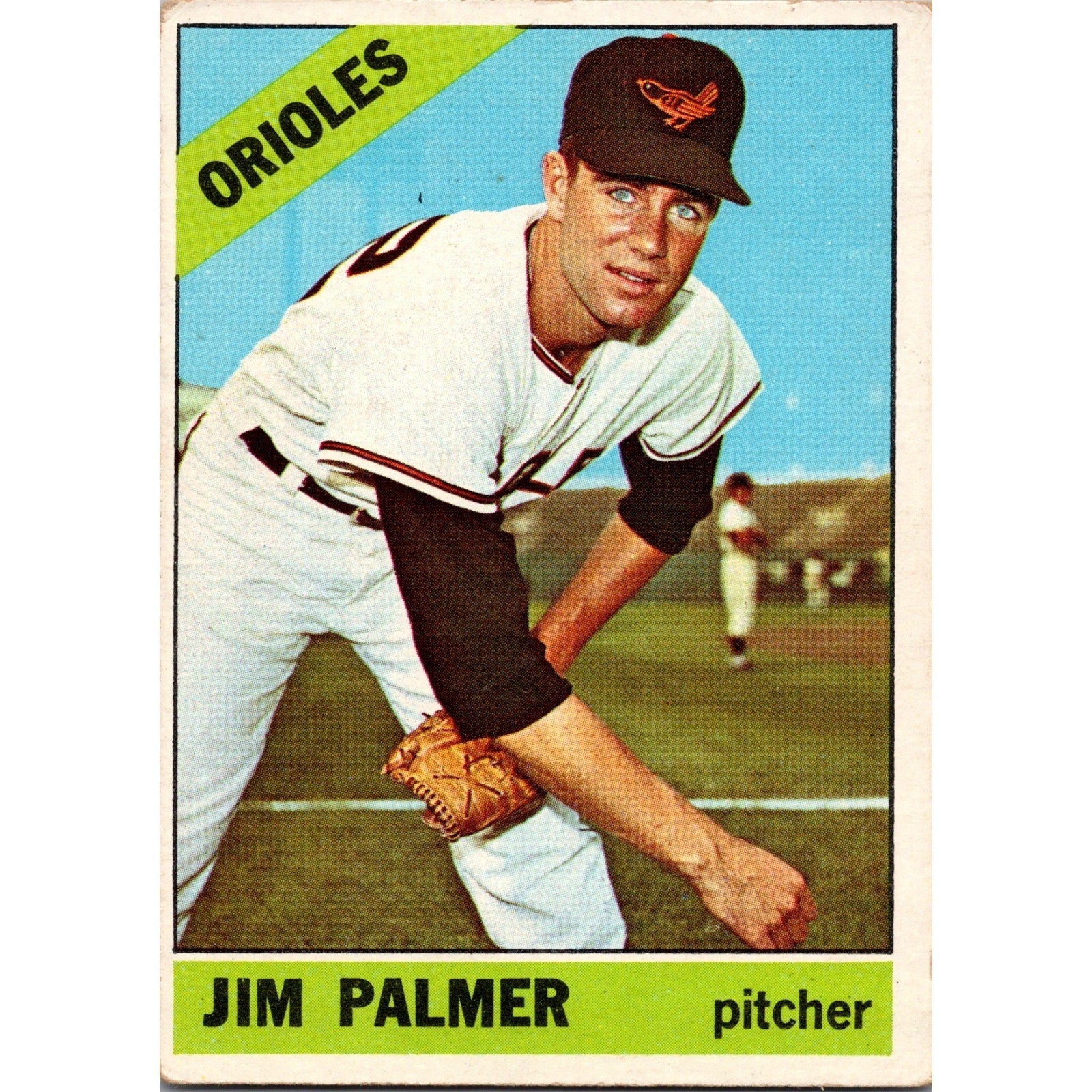 Jim Palmer 1966 Topps Rookie # 126 RC EX