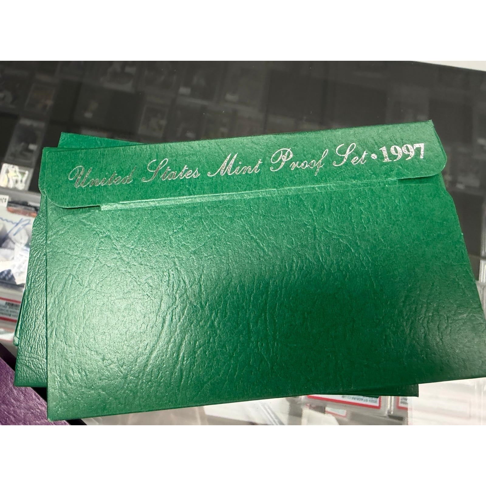 1997 United States Mint Proof Set Original U.S. Mint Coin Collection Green Case