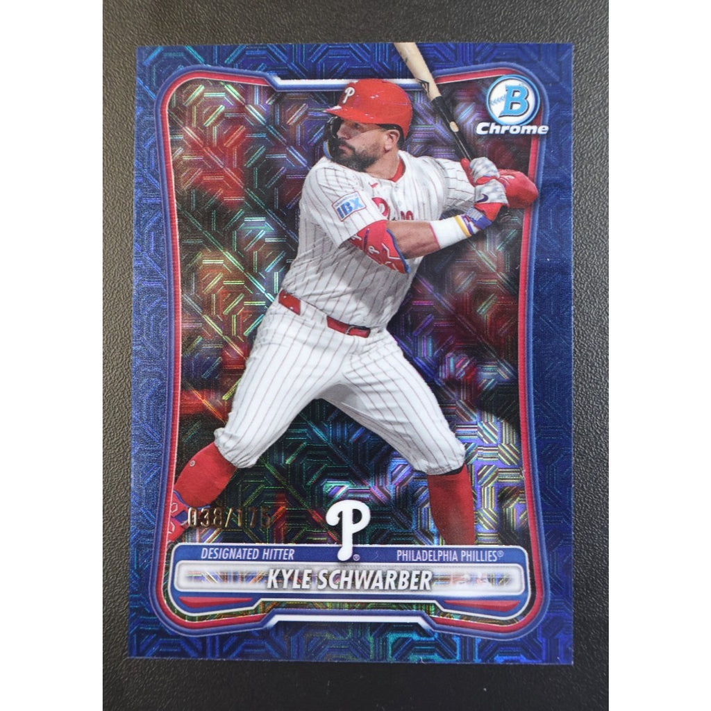 Kyle Schwarber 2026 Bowman Chrome Blue Mojo Refractor /175 #20 Mint