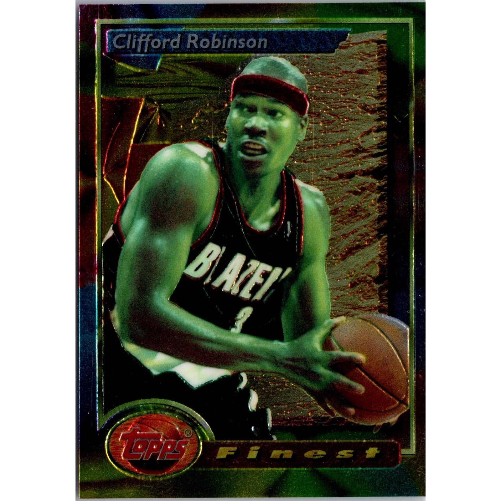1993-94 Topps Finest Clifford Robinson #23 TrailBlazers NBA