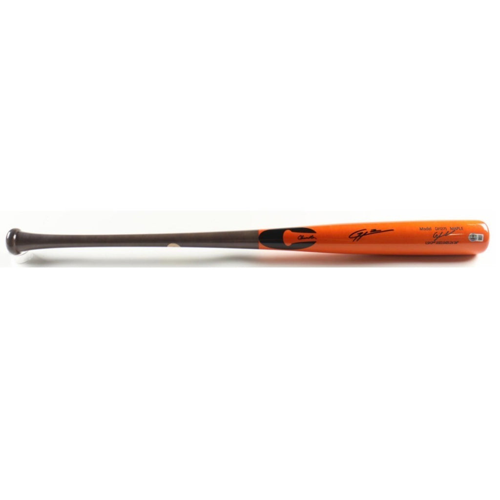 Gunnar Henderson Signed Chandler Player Model Baseball Bat Beckett Orioles ￼