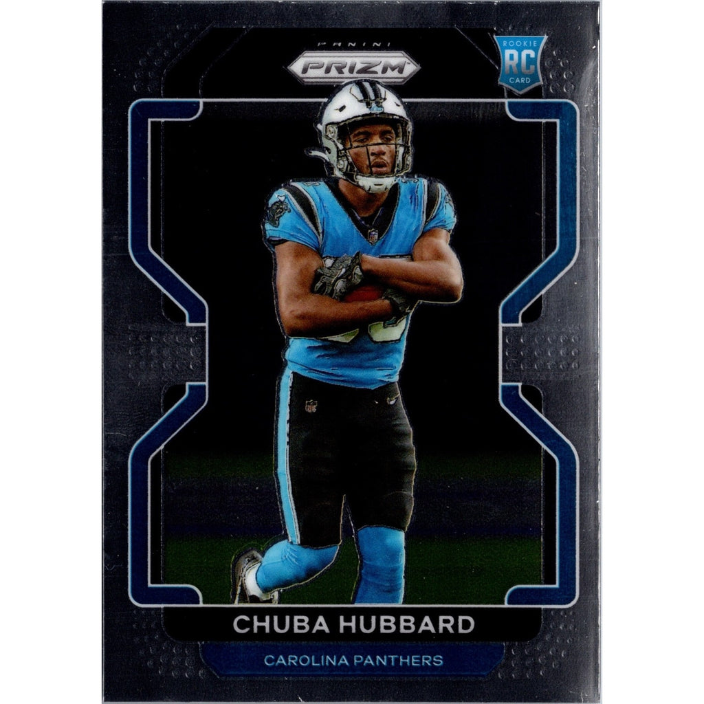 Chuba Hubbard 2021 Panini Prizm - Rookie 355 Prizm (RC)