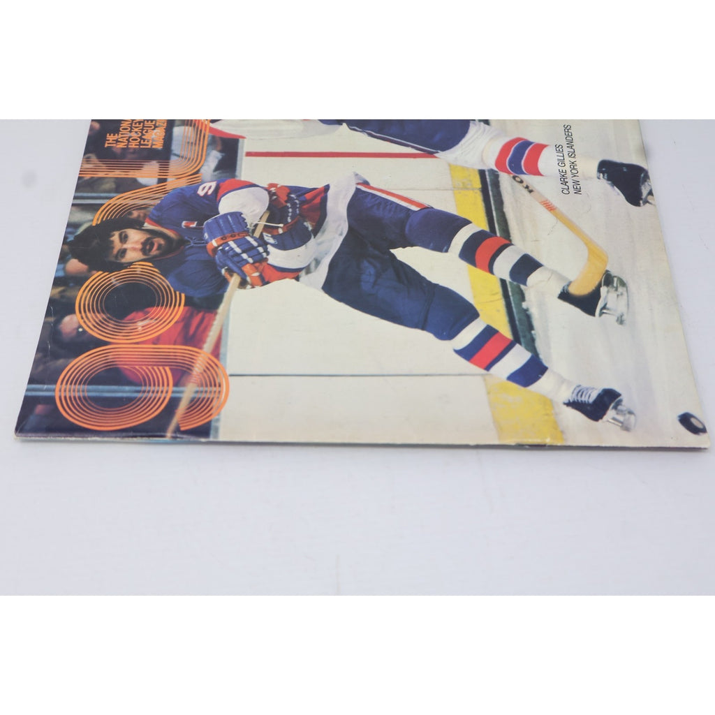 Washington Capitals New York Islanders 2 Goal Programs 1978 Trottier On Cover