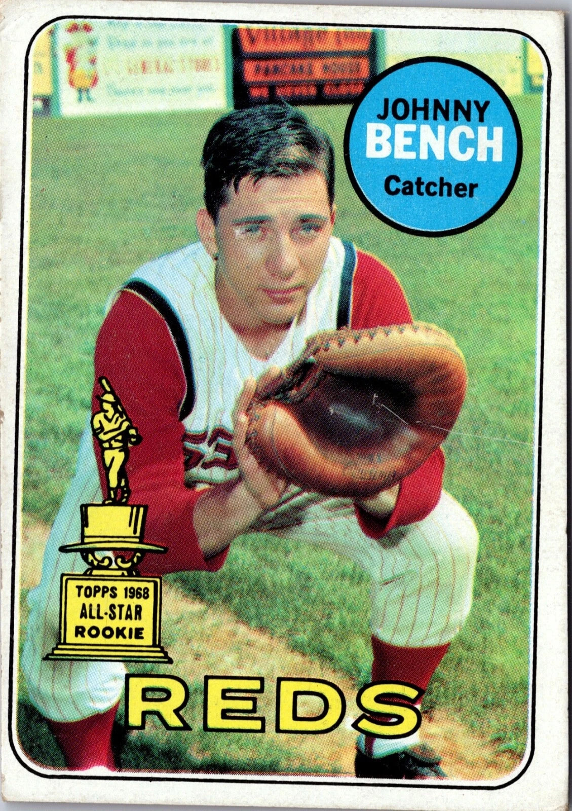1969 Topps - Johnny Bench #95 Cincinnati Reds MLB HOF Catcher